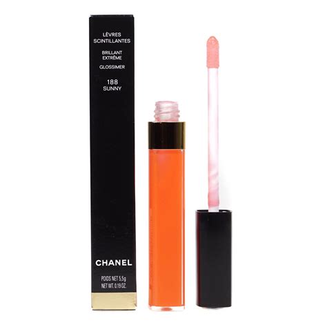 chanel levres scintillantes glossimer 188|Chanel lip gloss review.